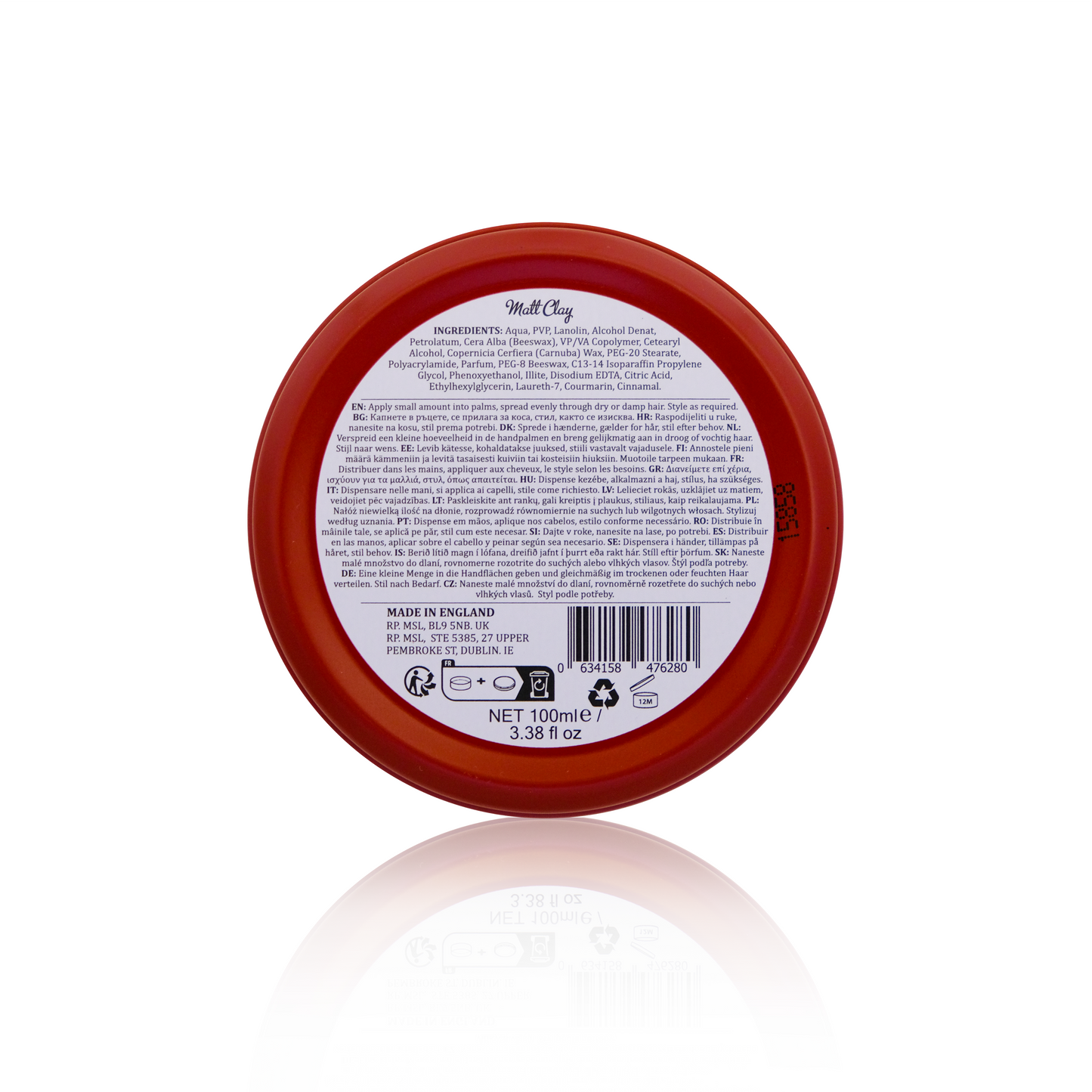 Matt Clay 100ml (Vinnuvara)