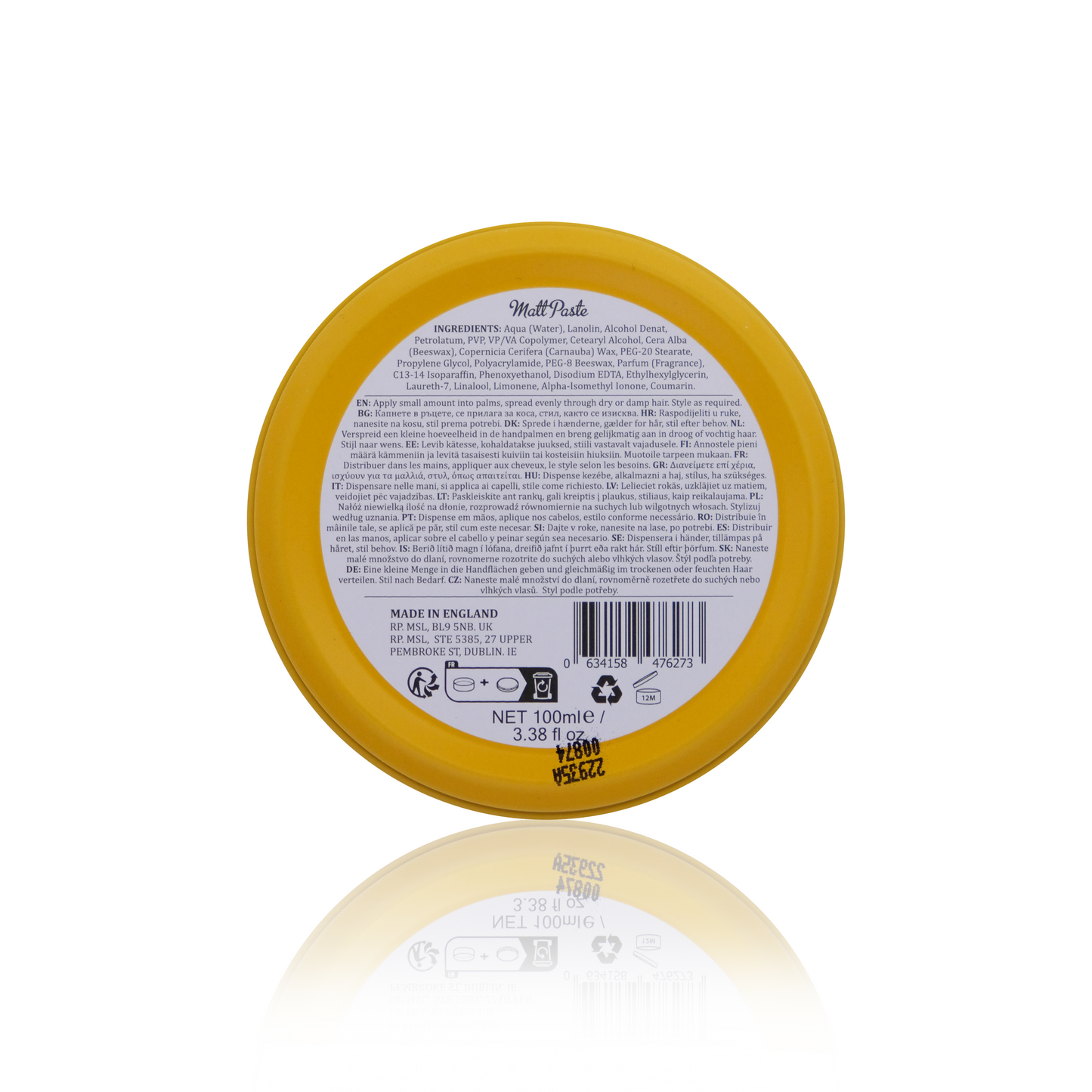 Dapper Dan Matt Paste 100ml