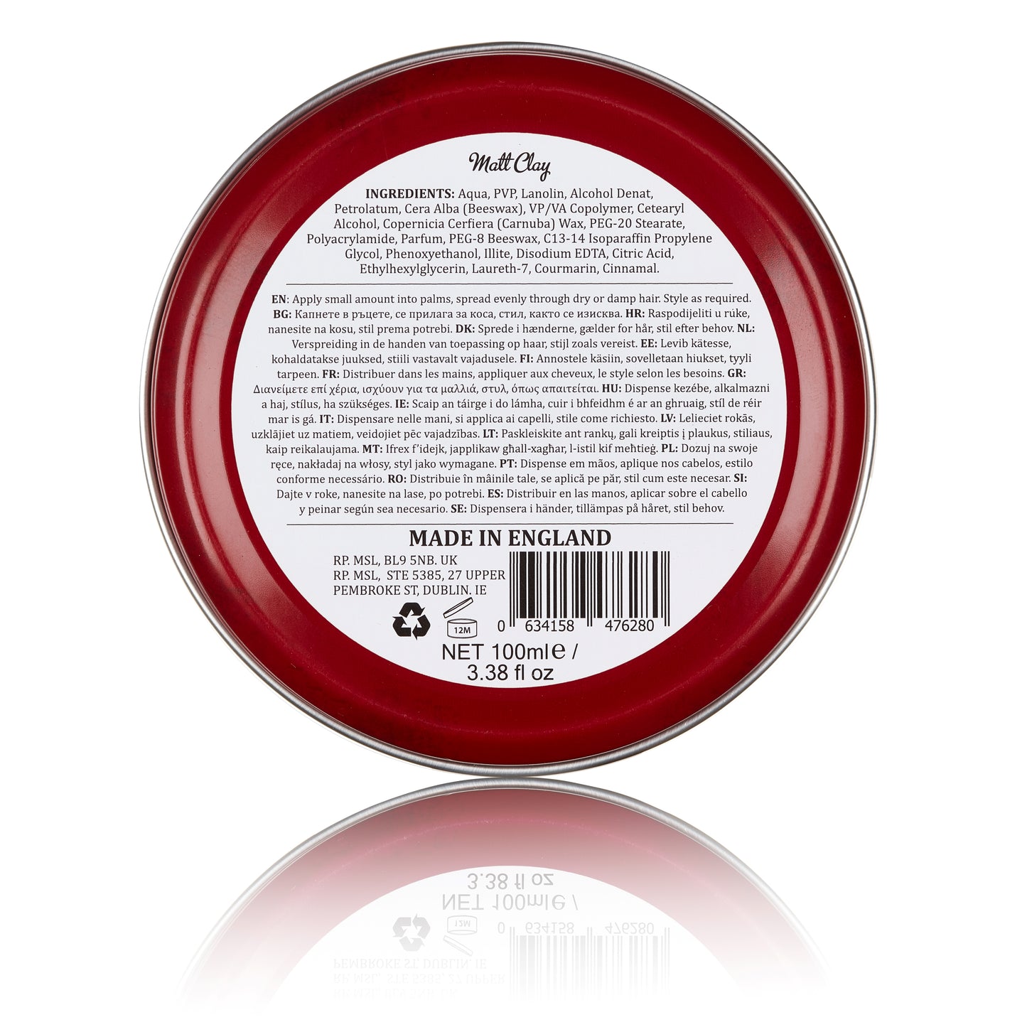 Dapper Dan Matt Clay 100ml